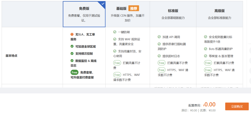 阿里云的CDN加速免费领取-程序员态空